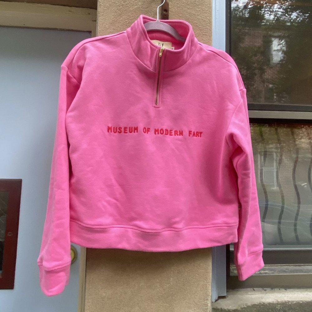 Fashion Brand Company Museum of Modern Fart Pullover Sweatshirt